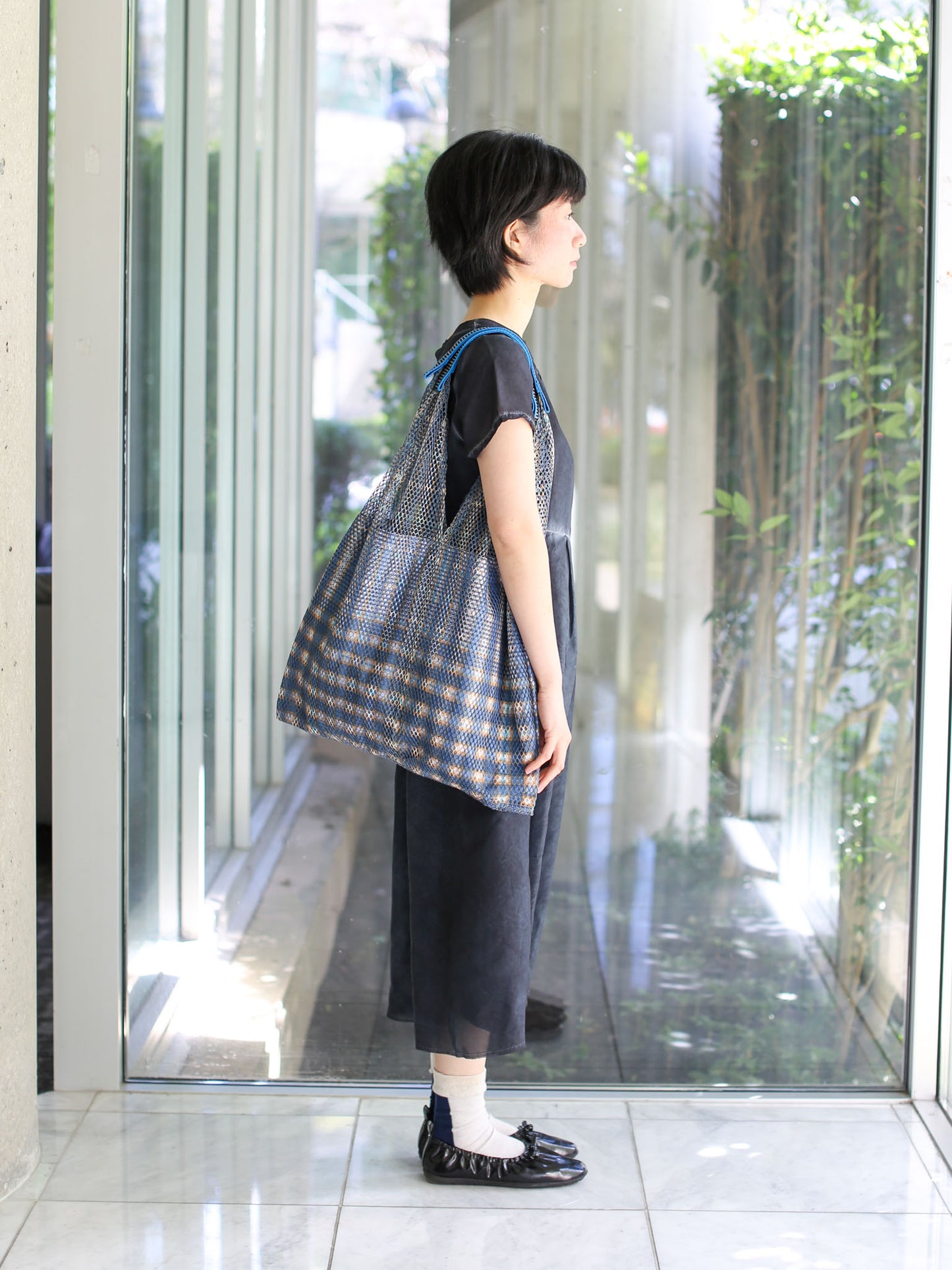 SS26 ÉPICE Paris Elziver Triangle B2606 Bag - Blue