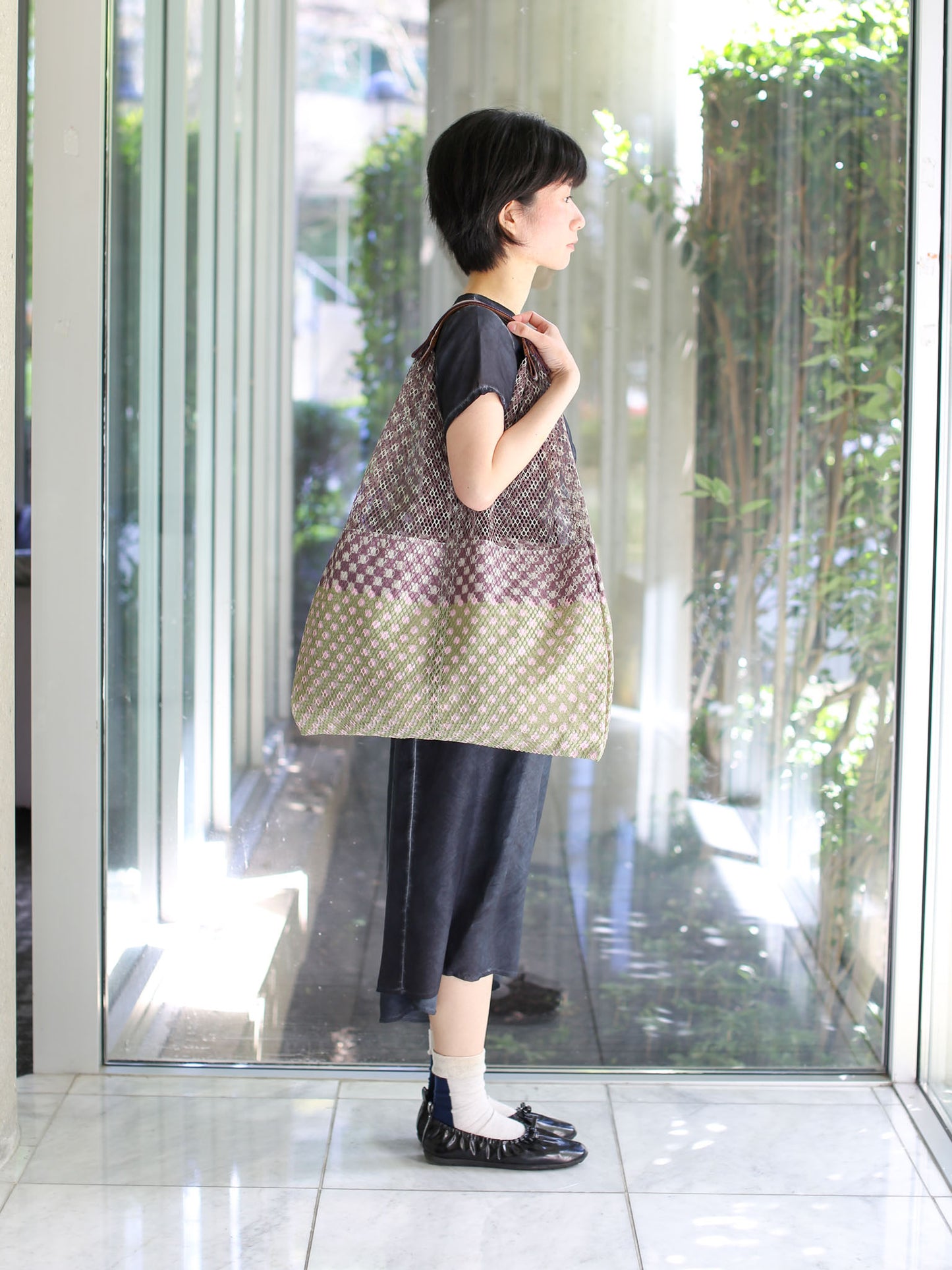 SS26 ÉPICE Paris Elziver Triangle B2638 Bag - Moss