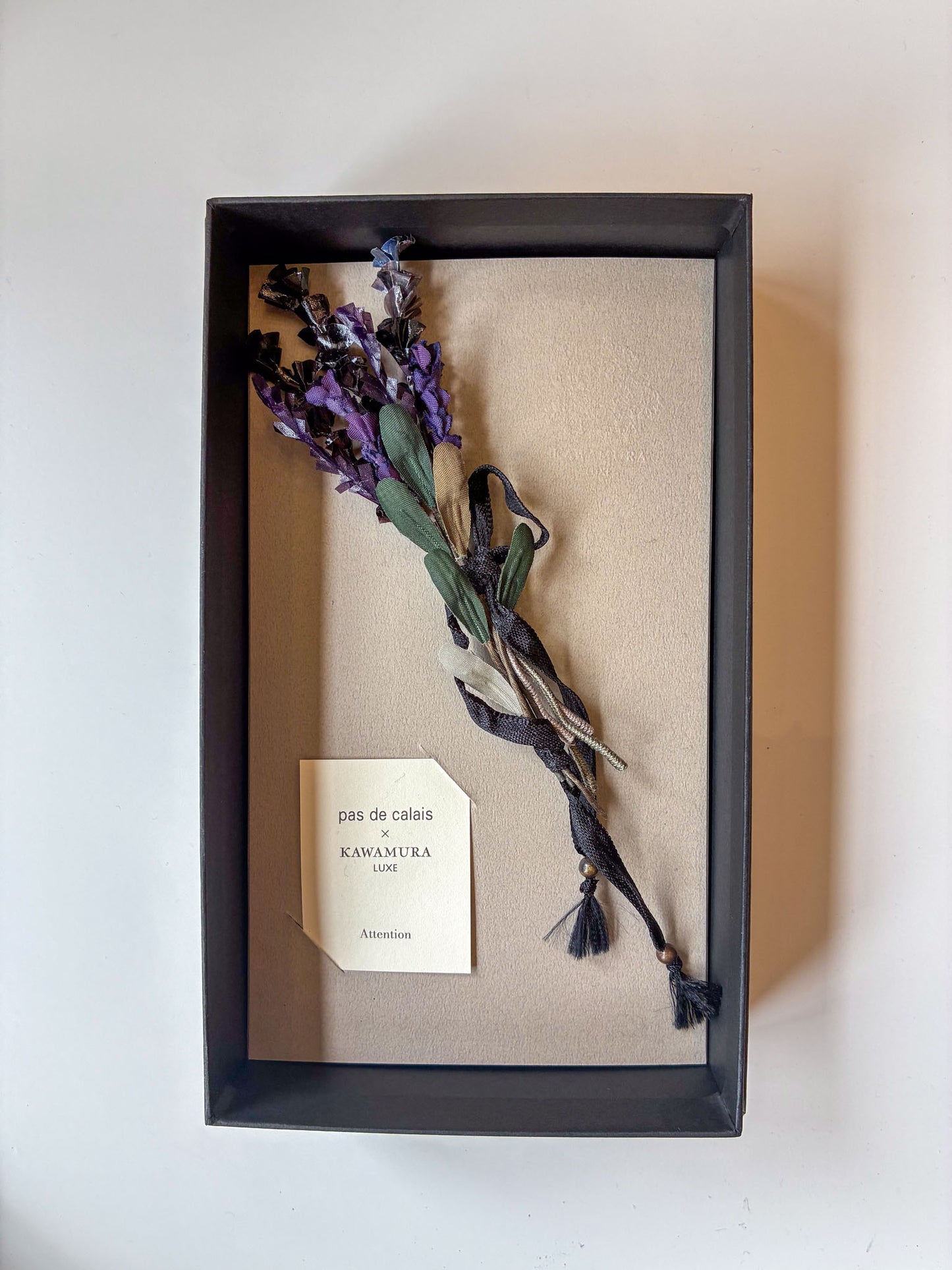Pas de Calais x Kawamura Luxe Brooch - Lavendar