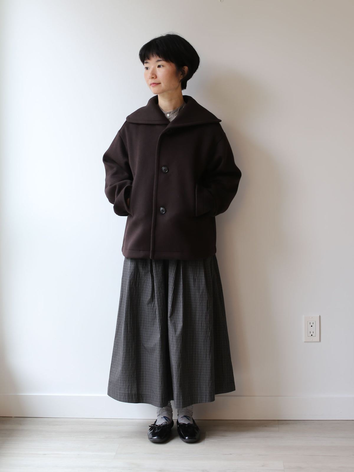 Nicholson & Nicholson My Sailor Wool Coat - Brown