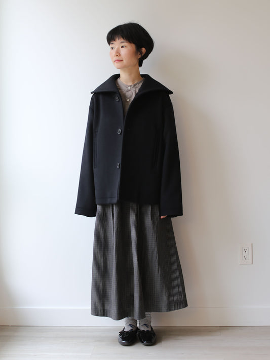 Nicholson & Nicholson My Sailor Wool Coat - Black