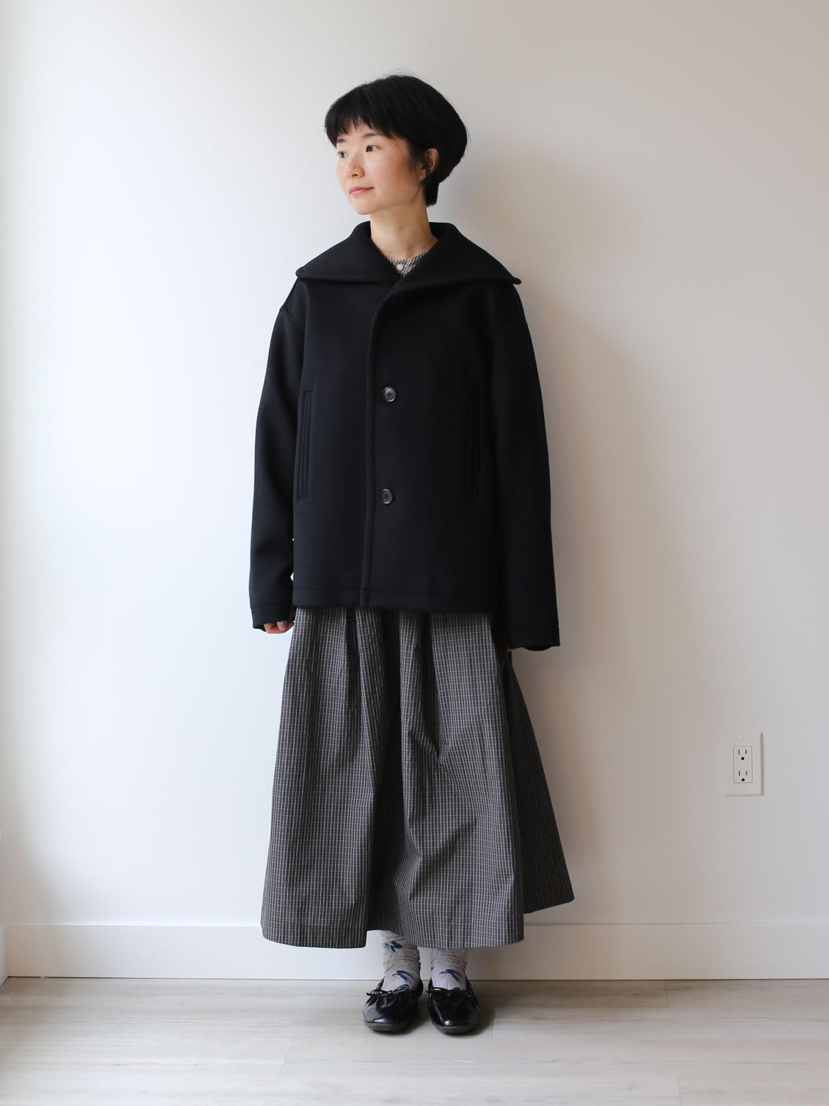 Nicholson & Nicholson My Sailor Wool Coat - Black