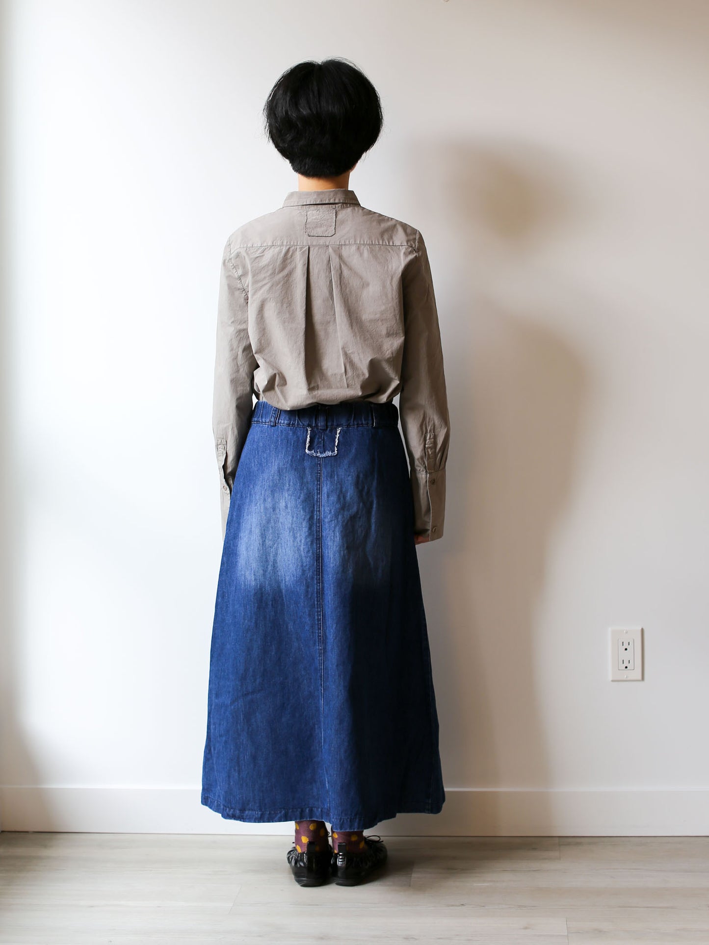 Aequamente Denim Skirt - Washed