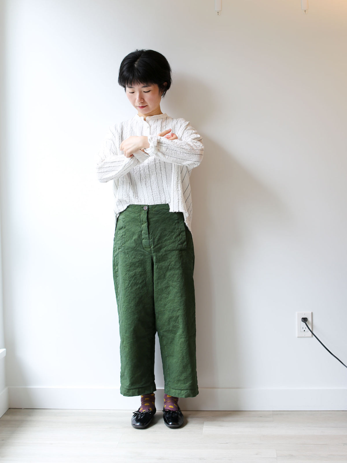 Hannoh Wessel Pants Philomena - Dark Green