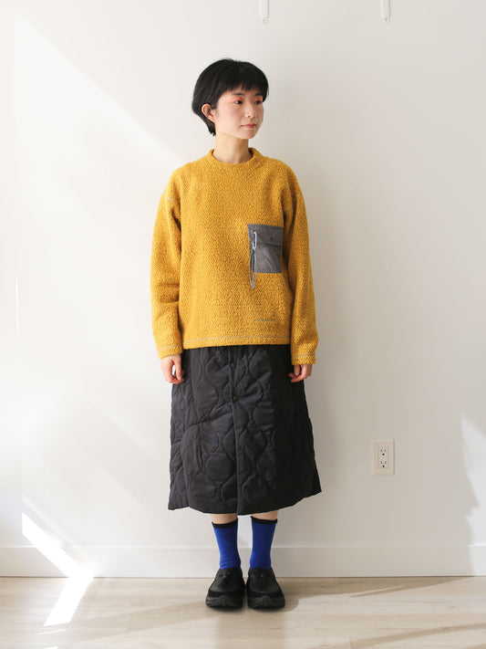 And Wander Women's Re Wool Crew Neck - Yellow