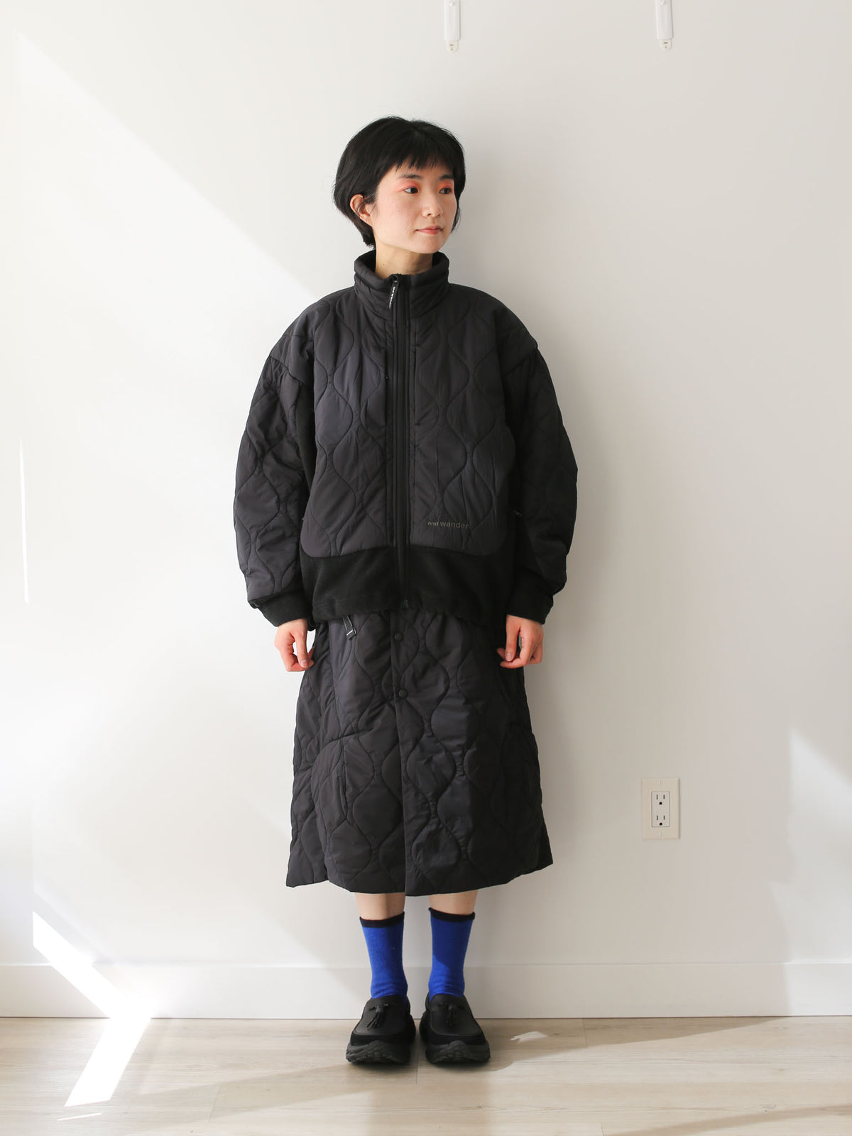 And Wander Women/Men's Quilting Fleece Jacket