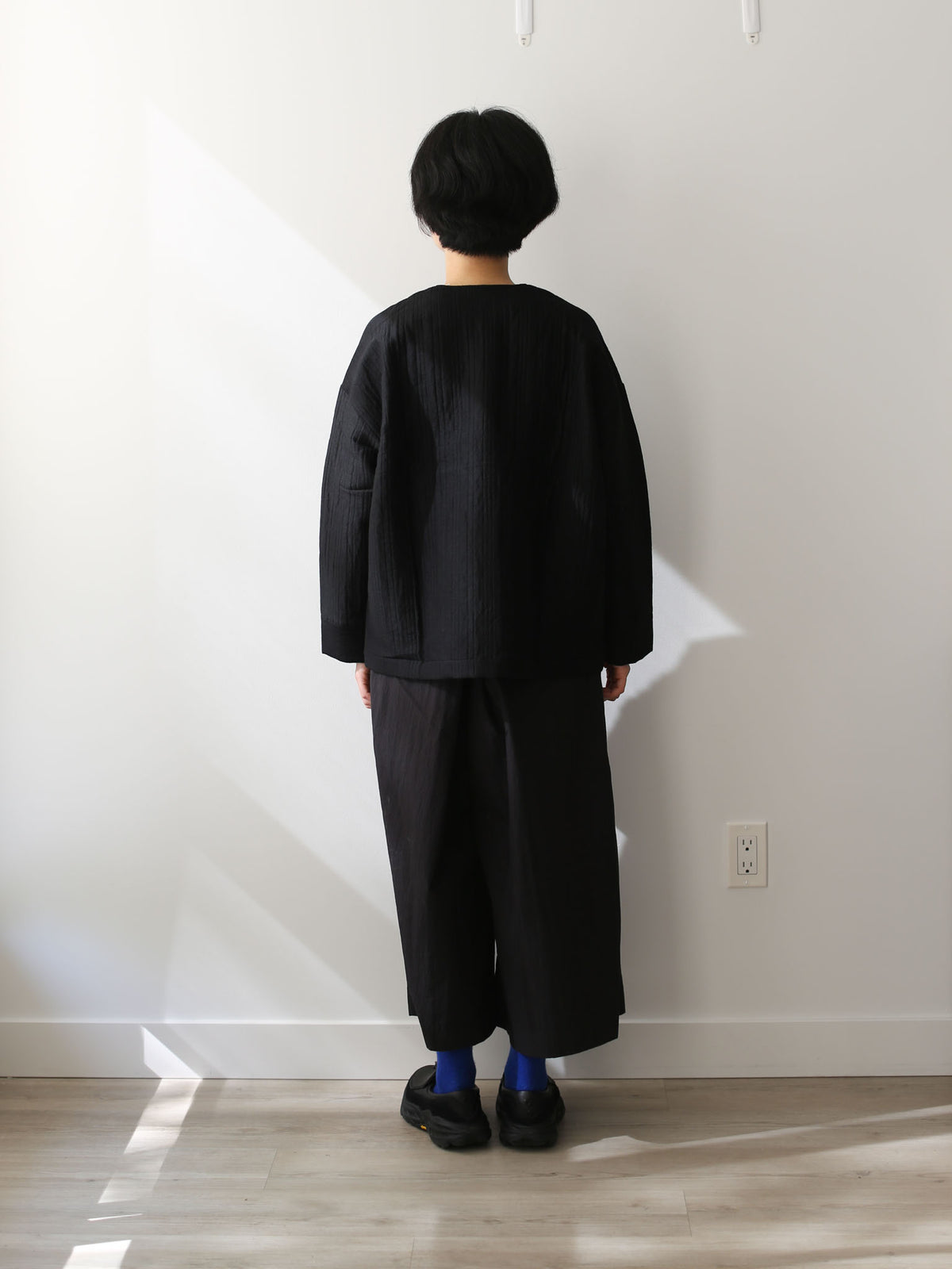evam eva Quilting Jacket - Black