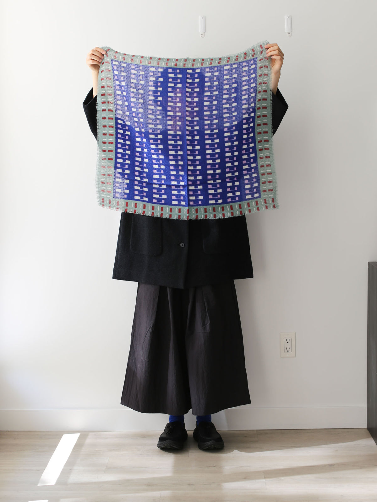 AW26 ÉPICE Paris Scarf SW2623 A - Ultramarine