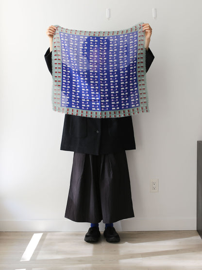 AW26 ÉPICE Paris Scarf SW2623 A - Ultramarine