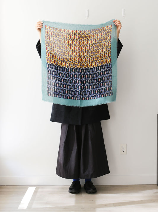 AW26 ÉPICE Paris Scarf PW2656 E - Indigo