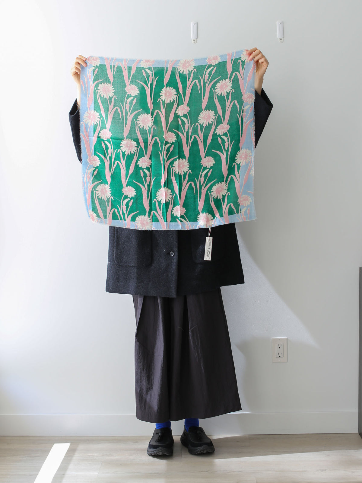 AW26 ÉPICE Paris Scarf GW2696-C Emerald