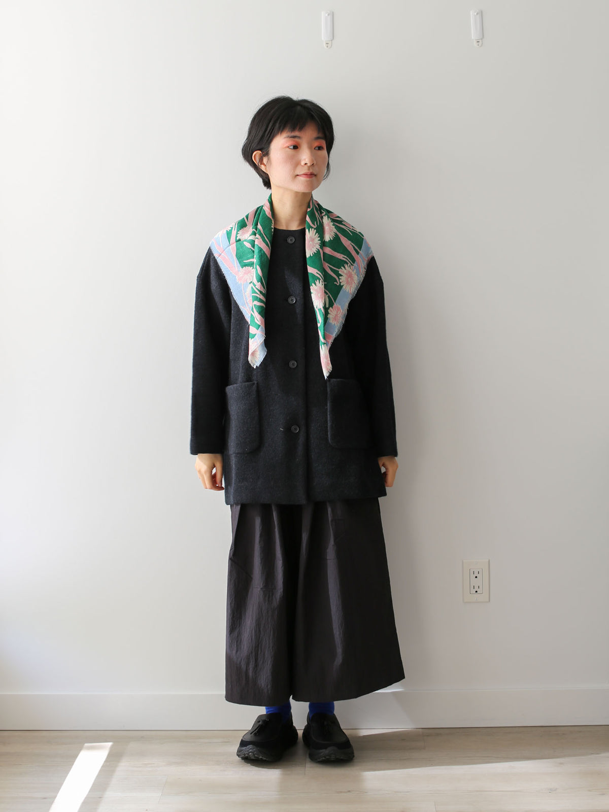 AW26 ÉPICE Paris Scarf GW2696-C Emerald