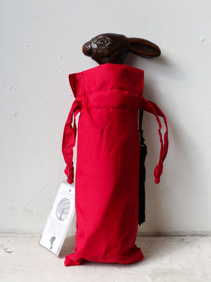 Guy De Jean Compact Umbrella - Red Rabbit