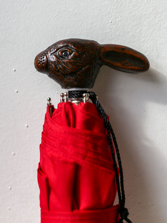 Guy De Jean Compact Umbrella - Red Rabbit