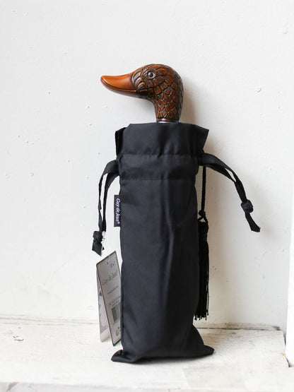 Guy De Jean Compact Umbrella - Black Duck