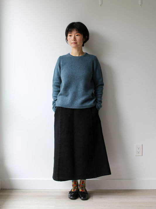 A Punto B Wool/Cashmere Sweater - Dark Turquoise (Style A)