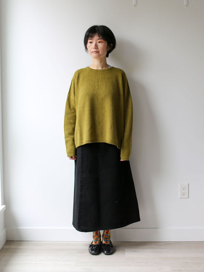 A Punto B Wool/Cashmere Sweater - Olive