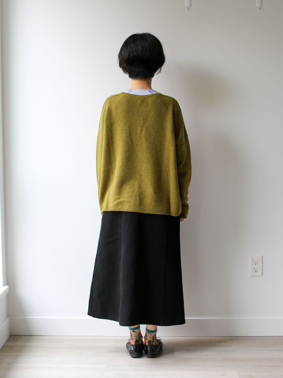 A Punto B Wool/Cashmere Sweater - Olive
