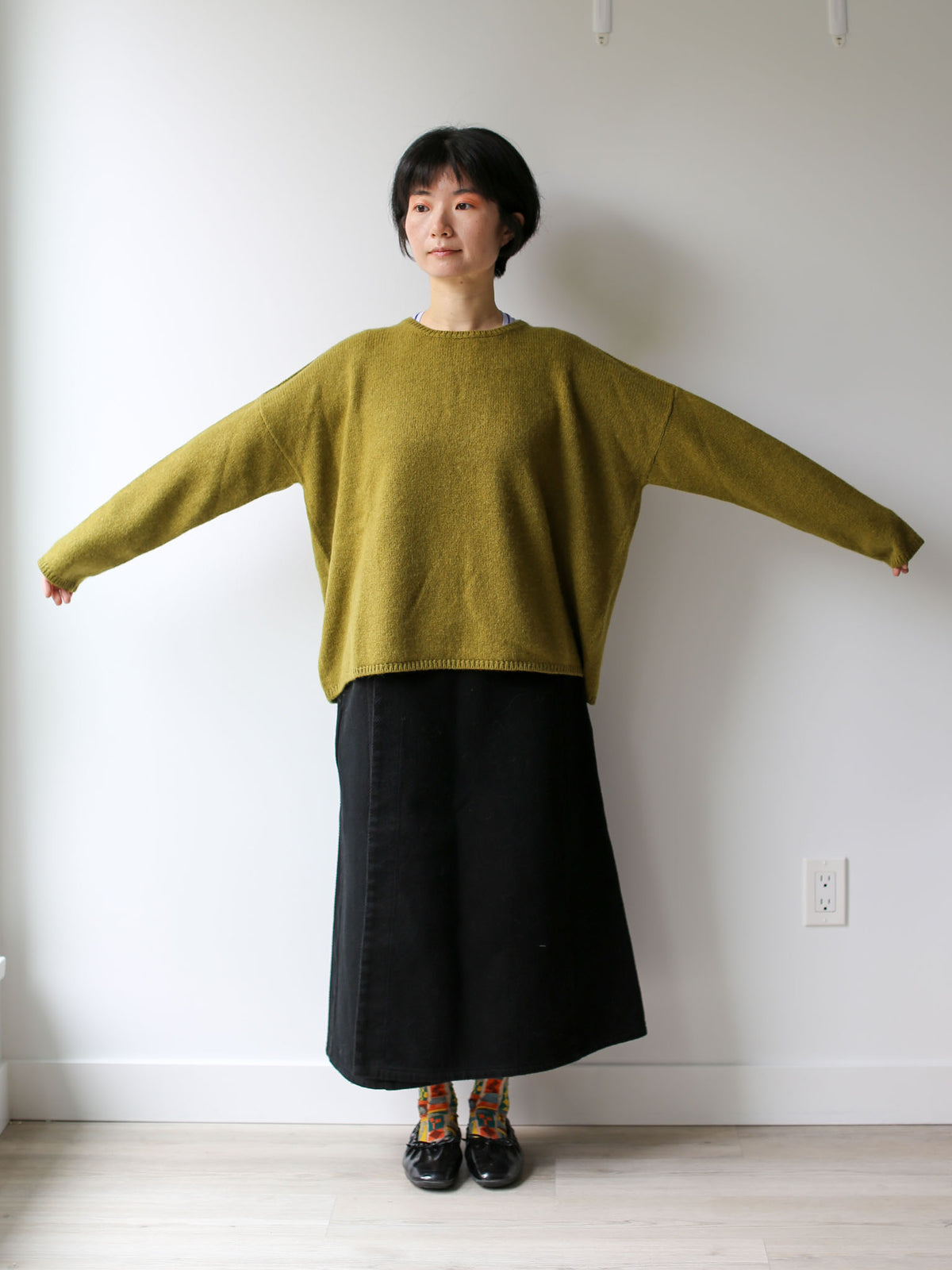 A Punto B Wool/Cashmere Sweater - Olive