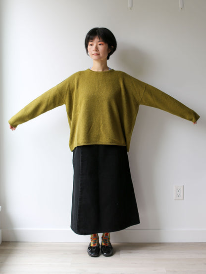 A Punto B Wool/Cashmere Sweater - Olive