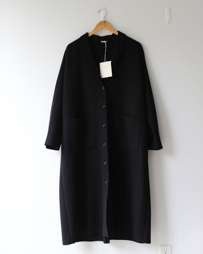 A Punto B Wool Coat - Black
