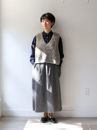 evam eva Wool Skirt - Gray