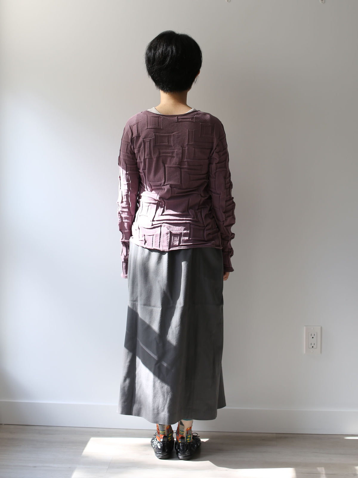 50% off at the check-out: M. & Kyoko Knitted Pullover - Purple