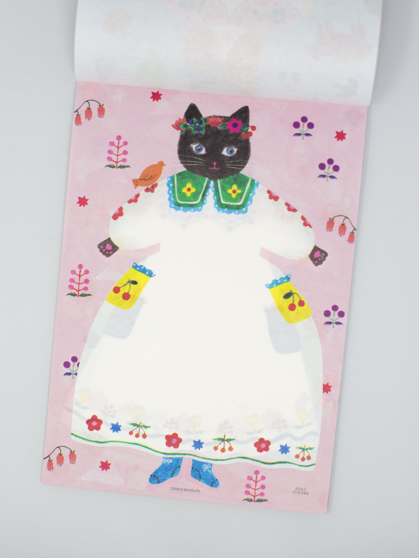 Aiko Fukawa Letter Pad - Cat and One-piece