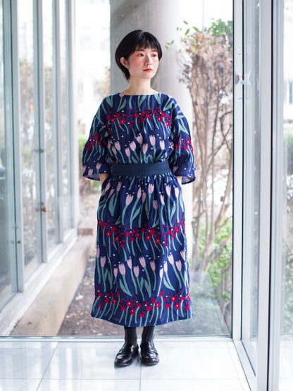 M. & Kyoko Knitted Skirt - Pink Tulip