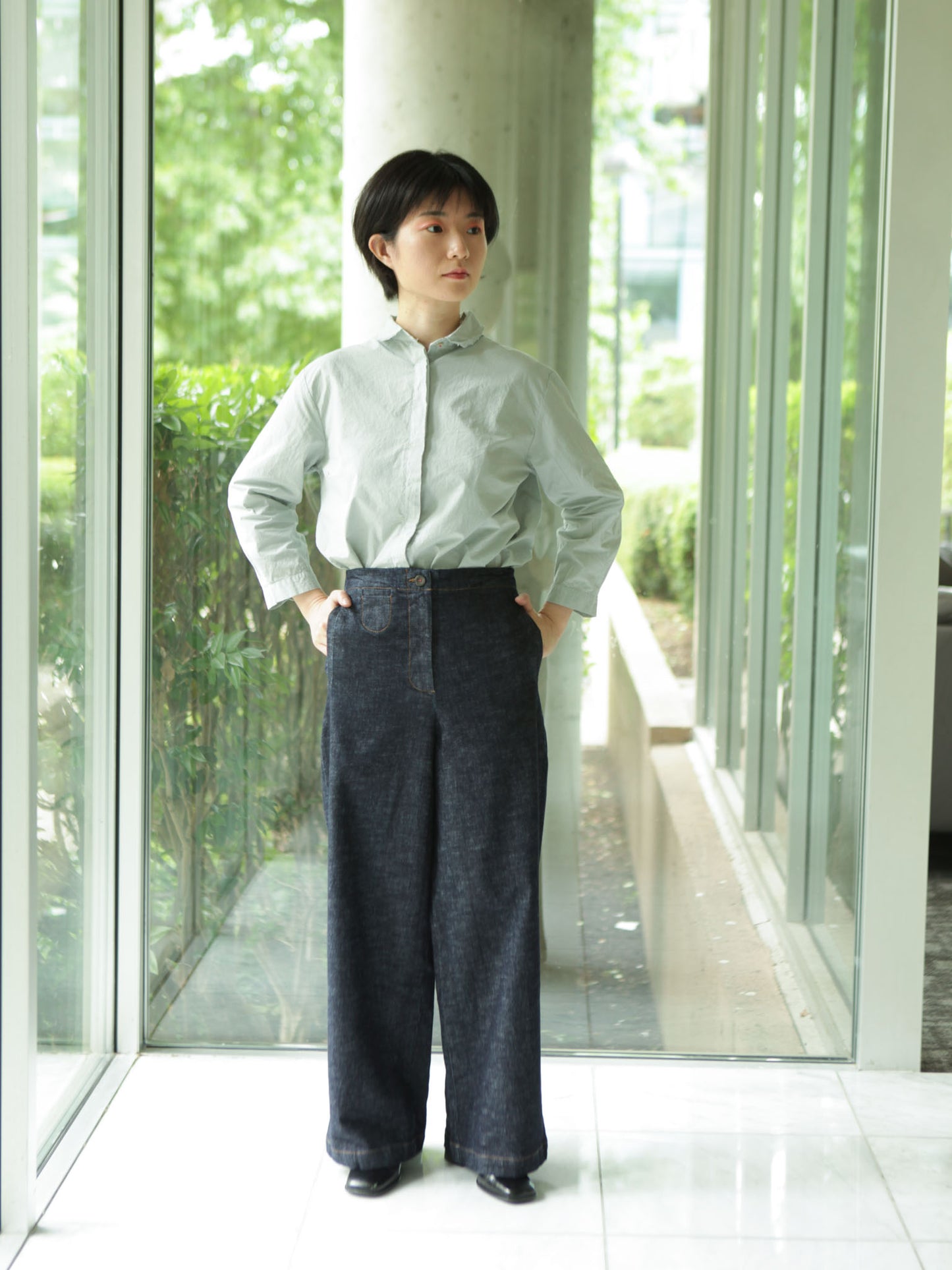 Hannoh Wessel Pants Pierfranca (Washed Denim)