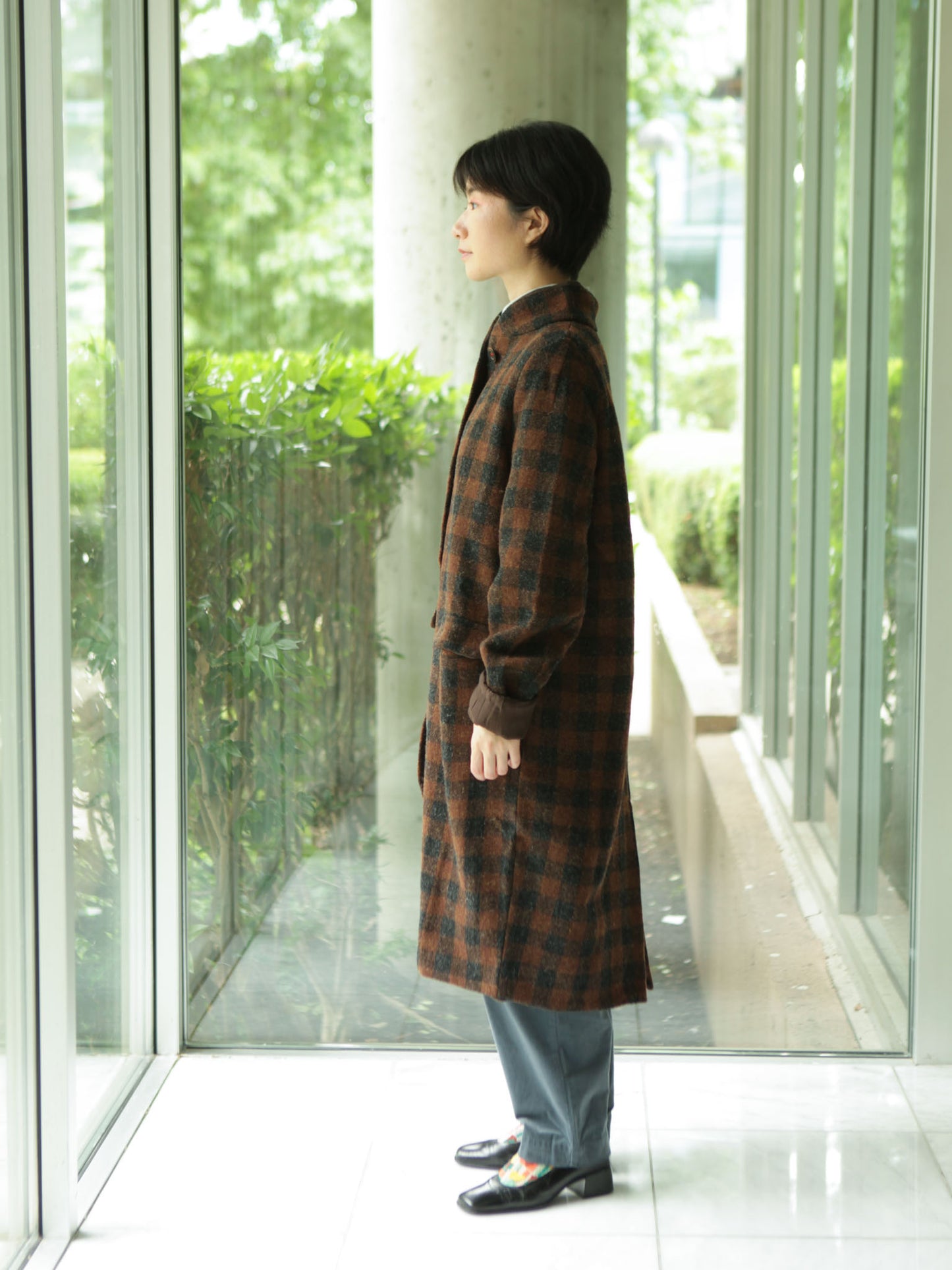 Hannoh Wessel Coat Marika (Brown/Charcoal)