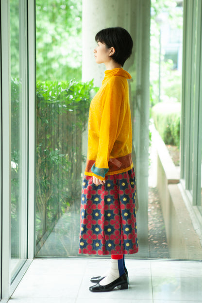 M. & Kyoko Mohair Knitted Pullover - Yellow