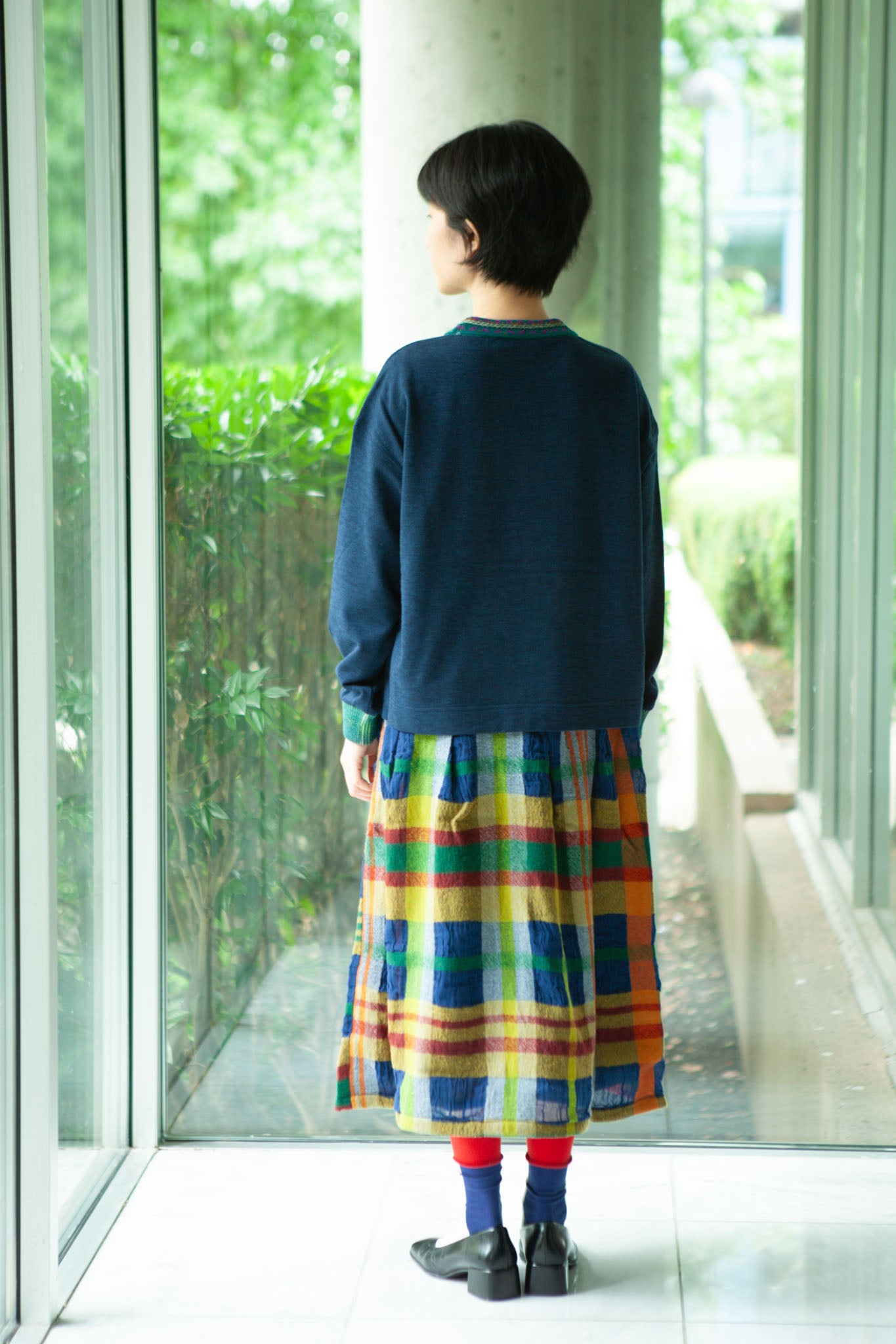 M. & Kyoko Knitted Pullover - Dark Blue