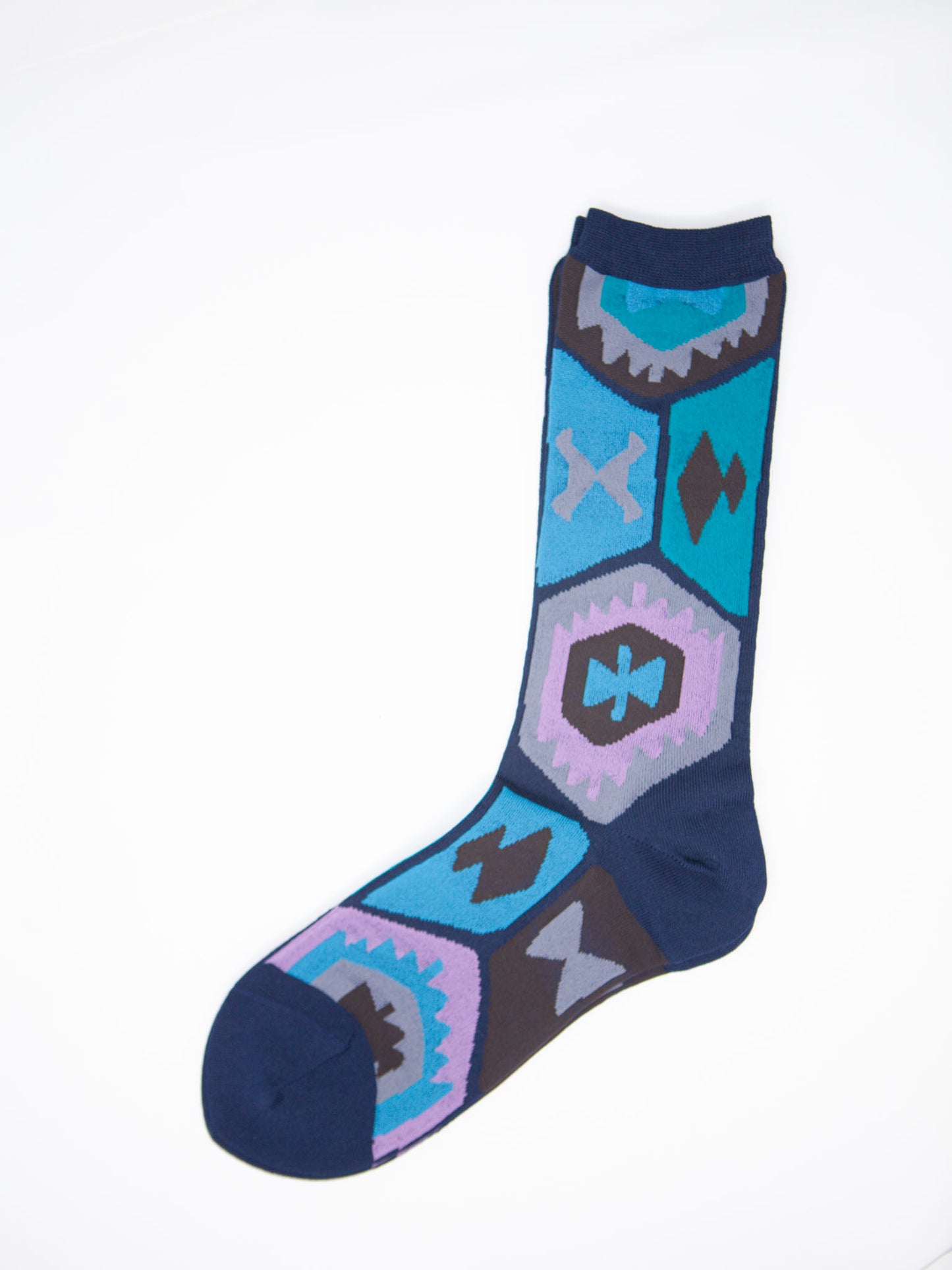 M. & Kyoko Cotton Socks - Dark Blue (1513)