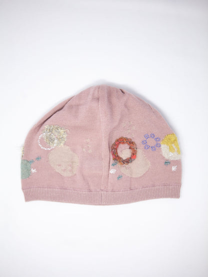 M. & Kyoko Winter Knitted Cap - Pink (BDA01421WA)