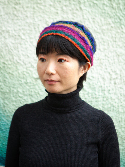 M. & Kyoko Headband - Green/Grey/Blue