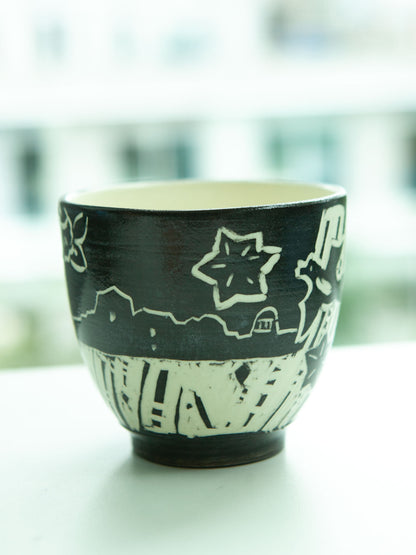 [No. 6] Two Birds Mug by Misao Yajima 矢島操