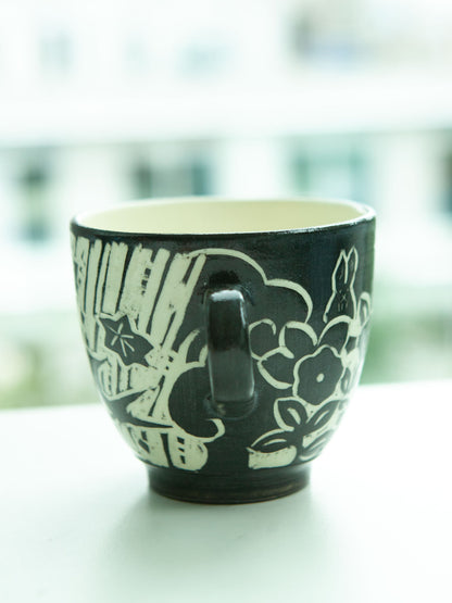 [No. 6] Two Birds Mug by Misao Yajima 矢島操