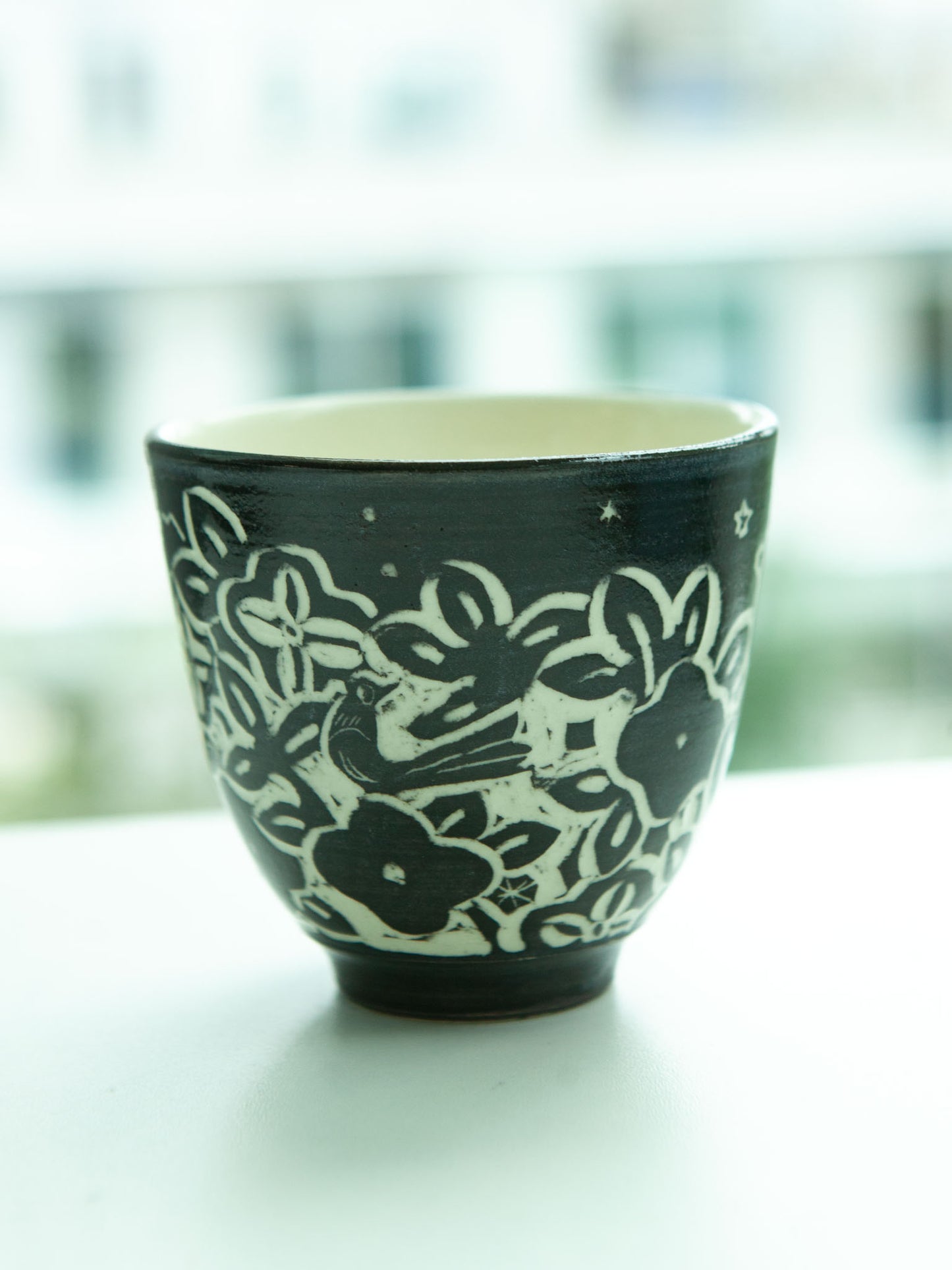 [No. 8 ] Bird Mug by Misao Yajima 矢島操