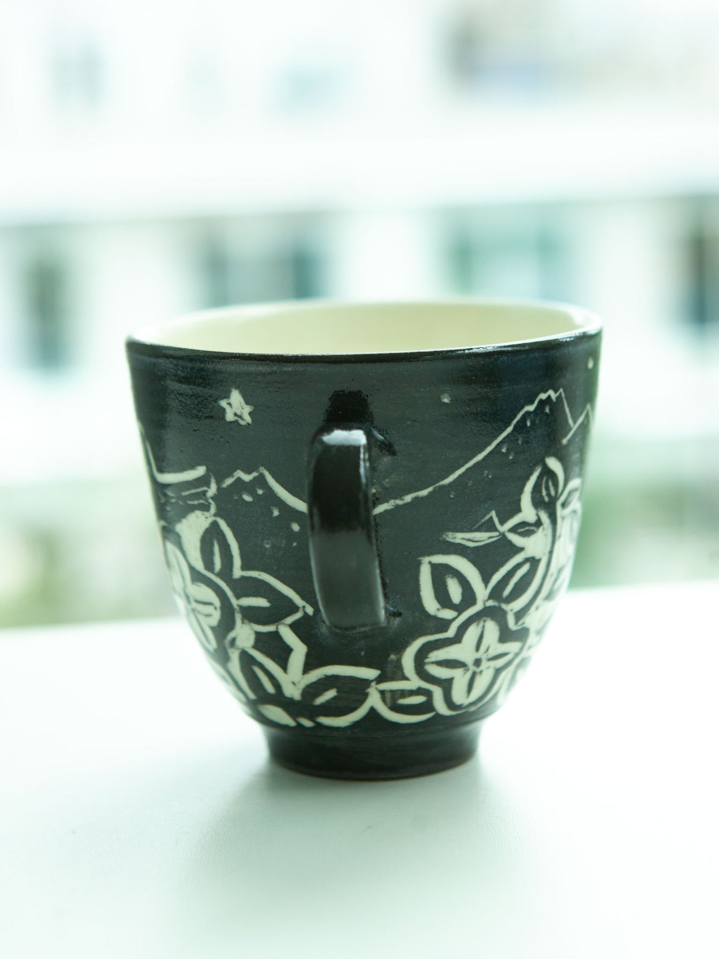 [No. 8 ] Bird Mug by Misao Yajima 矢島操