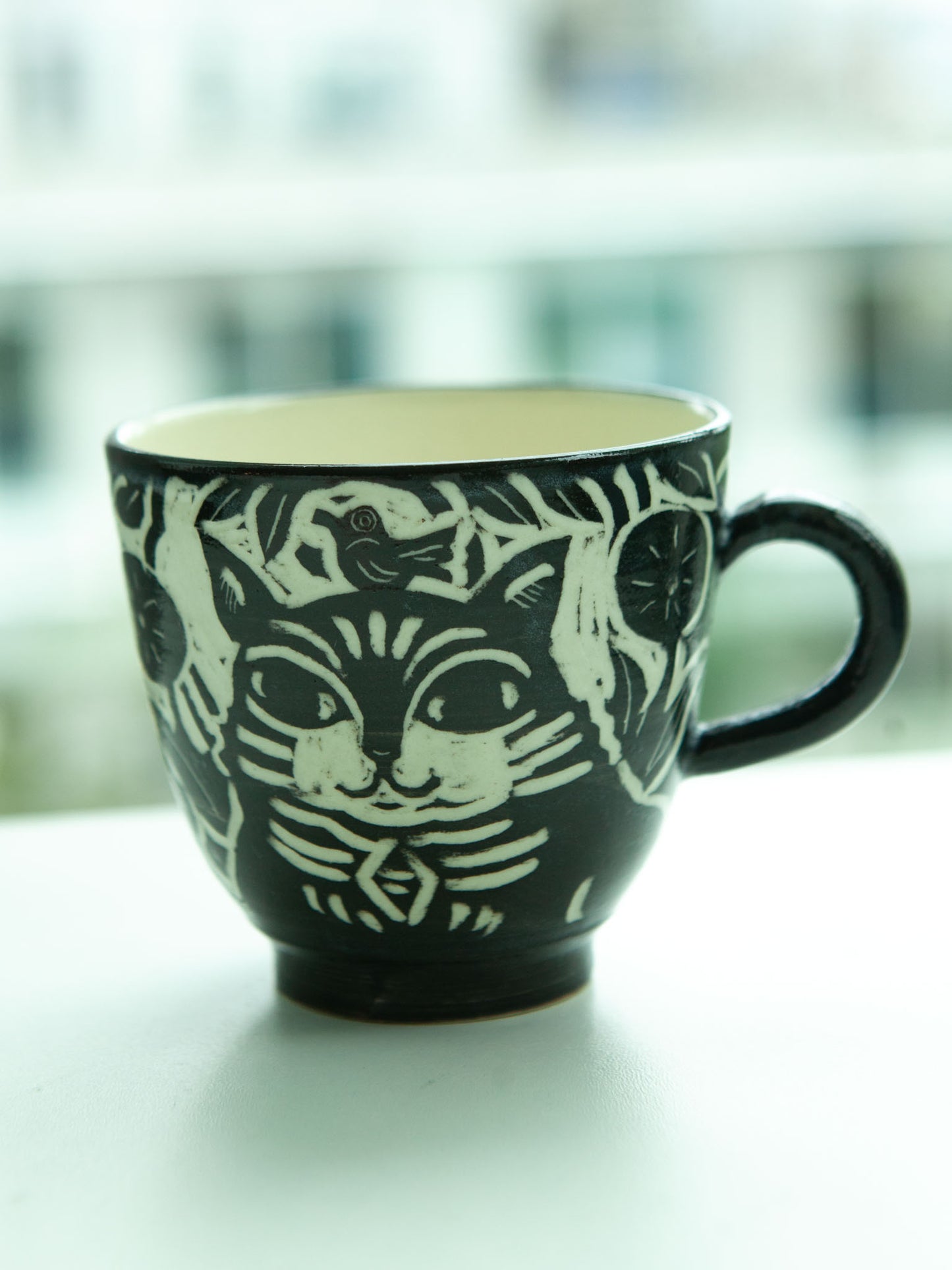 [No. 3] Cat Mug by Misao Yajima 矢島操