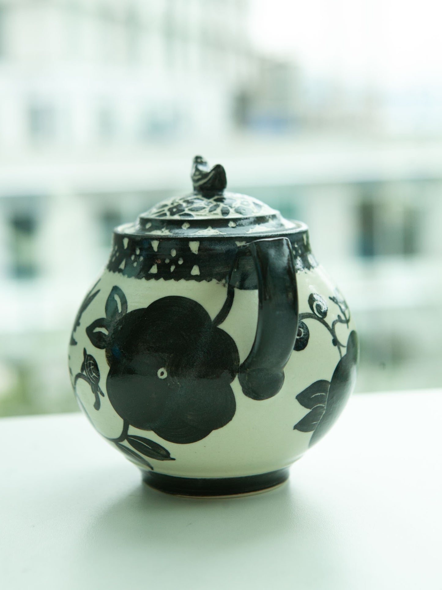 Misao Yajima Rabbit & Bird Teapot