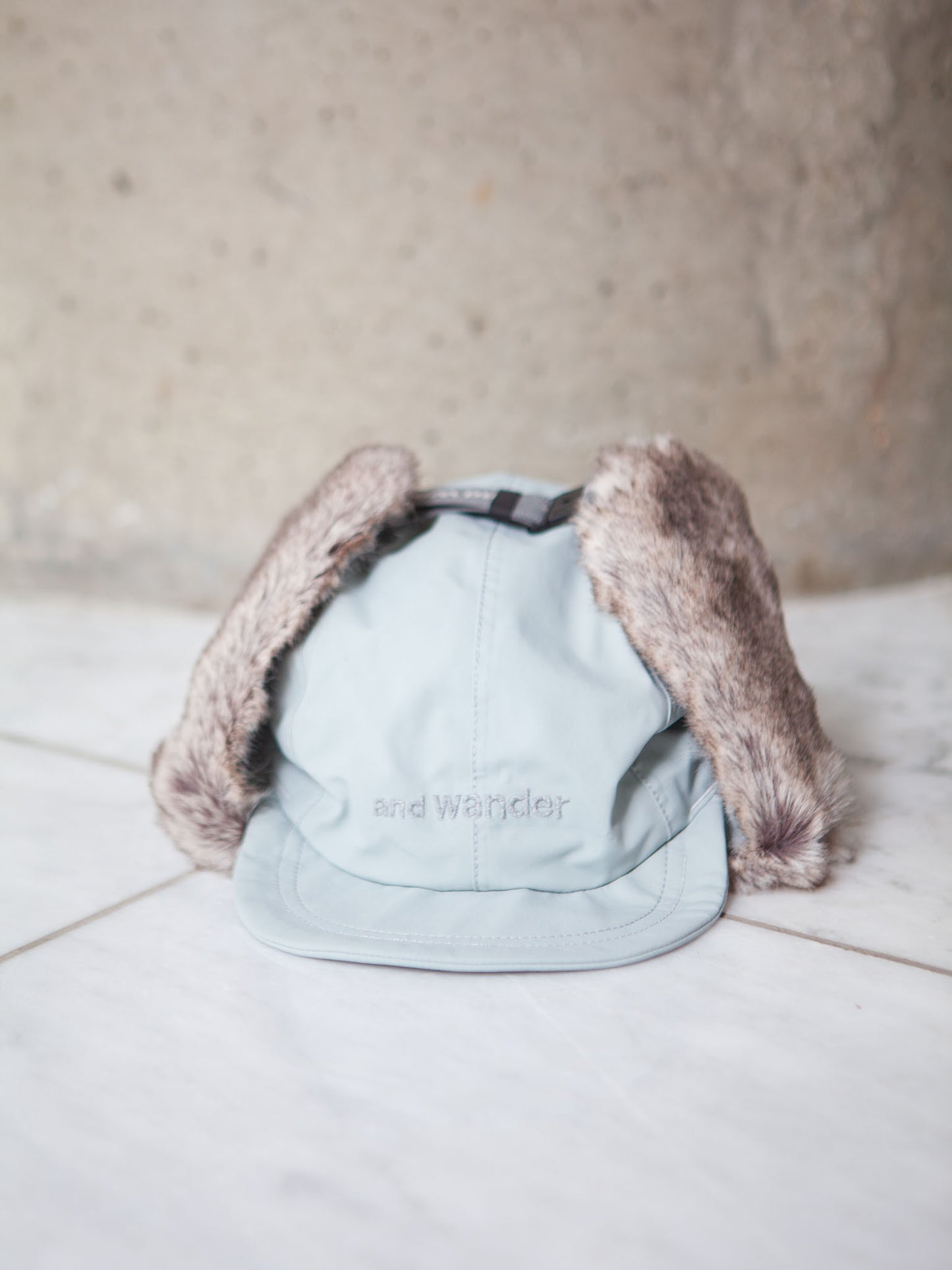 And Wander Cordura 3-Layer Boa Cap - Light Blue