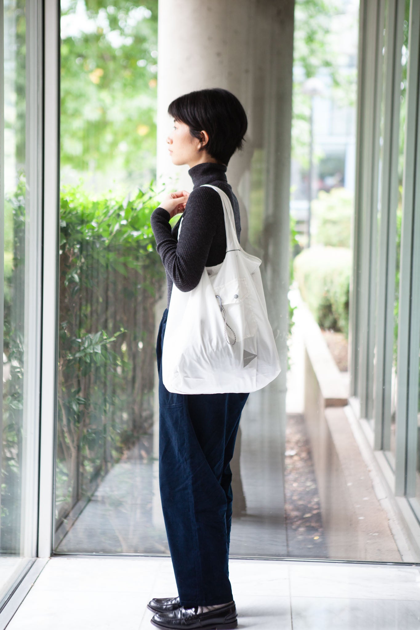 And Wander Grocery Pocket Bag - White