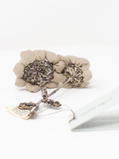 Sophie Digard Handmade Brooch - Dove/Thorn