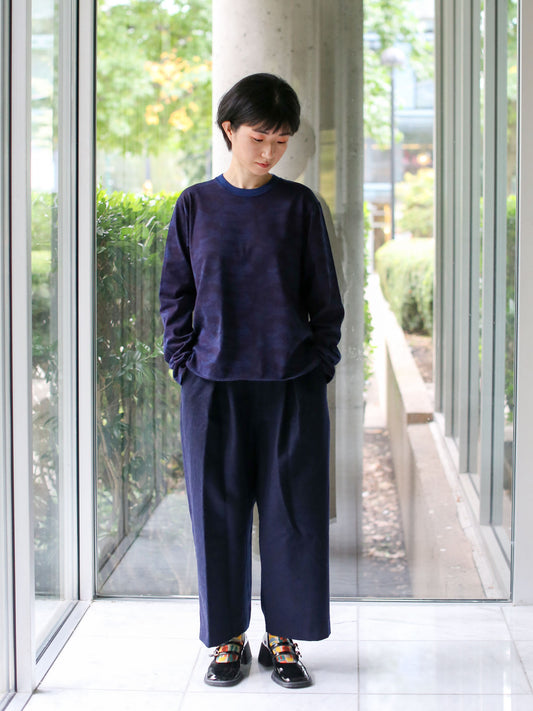 Blue Blue Japan Woman's "Wind Flow" Jacquard Pants