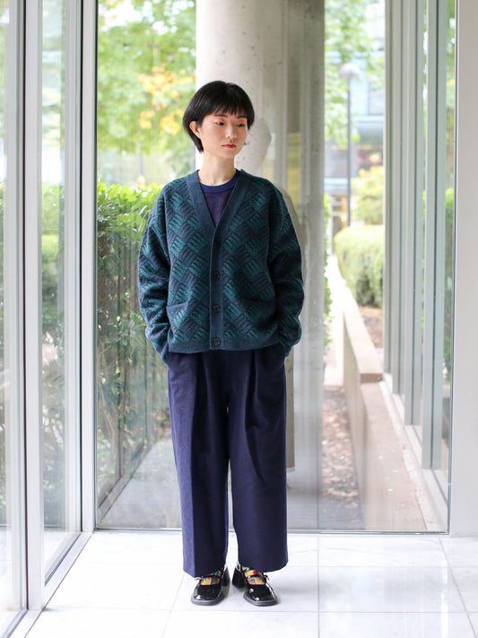 Blue Blue Japan Unisex "Wind Flow" V-neck Cardigan