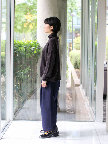 evam eva Alpaca Lily Turtleneck - Sumi (E243K156)