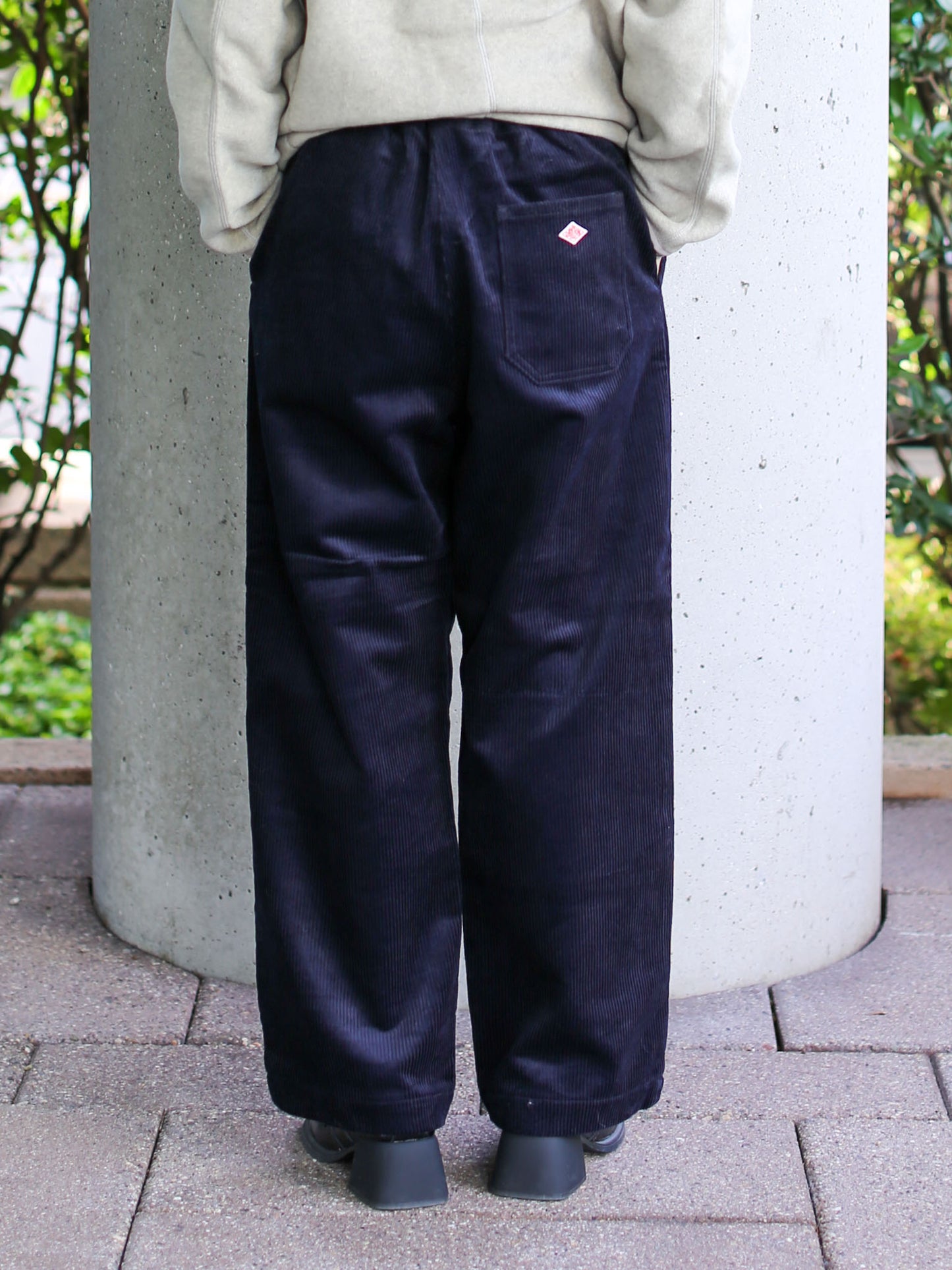 Danton Woman's Corduroy Easy Pants - Navy