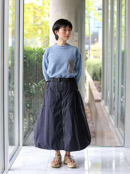 And Wander Octa Fluffy Skirt - Black